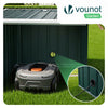 Abri pour robot tondeuse en métal L Vert - VOUNOT FR