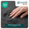 Tapis de salon poils ras doux antiderapant 60x180cm uni anthracite - VOUNOT FR