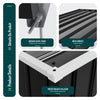 Abri pour robot tondeuse en métal L Noir - VOUNOT FR
