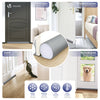 Lot de 2 Boudins de Porte Isolants coupe froid Découpables 96cm Gris