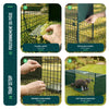 Piege pour animaux vivants cage trappe en metal 100x29x40cm vert - VOUNOT FR