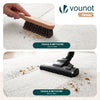 Tapis de salon poils ras doux antiderapant 60x180cm uni crème - VOUNOT FR