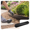 Lot de 35 Bordure de jardin en métal flexible 100x13cm noir - VOUNOT FR