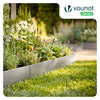 Lot de 35 Bordure de jardin en métal galvanisé flexible 100x13cm - VOUNOT FR
