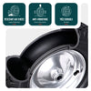 Lot de 4 Roue gonflable robuste 4.80/4.00-8 pour chariot brouette alesage 20mm 400x85mm Noir/Argent - VOUNOT FR