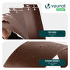 Lot de 35 Bordure de jardin en métal galvanisé flexible 100x13cm marron - VOUNOT FR