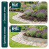 Lot de 35 Bordure de jardin en métal galvanisé flexible 100x18cm - VOUNOT FR