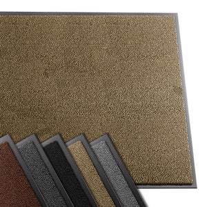 Tapis de porte paillasson 90x150cm Beige