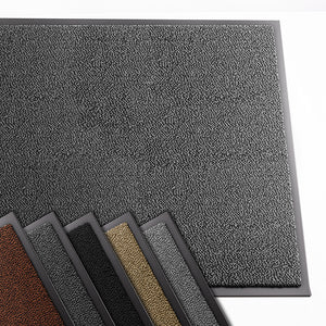 Tapis de porte paillasson 90x120cm Anthracite
