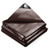 Bâche de Protection en Polyéthylène resistant et impermeable 240g/m² marron 3x5m