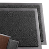 Lot de 2 Tapis de porte paillasson 60x90cm Gris-Noir