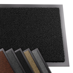 Tapis de porte paillasson 40x60cm Noir
