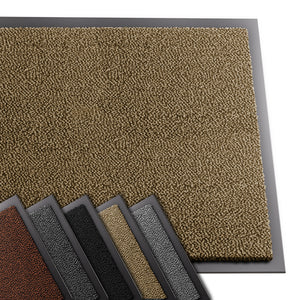 Tapis de porte paillasson 60x90cm Beige