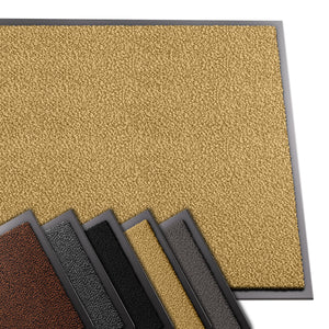 Tapis de porte paillasson 90x120cm Beige - VOUNOT FR
