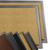 Lot de 2 Tapis de porte paillasson 40x60cm Beige - VOUNOT FR