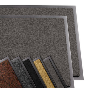 Lot de 2 Tapis de porte paillasson 60x90cm Anthracite - VOUNOT FR