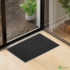 Tapis de porte paillasson 60x90cm Noir
