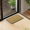 Lot de 2 Tapis de porte paillasson 40x60cm Beige - VOUNOT FR