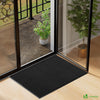 Tapis de porte paillasson 90x120cm Noir