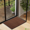 Tapis de porte paillasson 90x120 marron