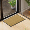 Lot de 2 Tapis de porte paillasson 60x90cm Beige - VOUNOT FR