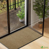 Tapis de porte paillasson 90x150cm Beige