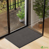 Tapis de porte paillasson 90x120cm Anthracite - VOUNOT FR