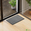 Lot de 2 Tapis de porte paillasson 40x60cm Anthracite