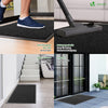 Tapis de porte paillasson 90x120cm Noir