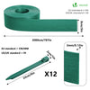 Bordure de jardin PE flexible 20M x 8 CM avec piquets vert