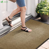 Tapis de porte paillasson 90x150cm Beige