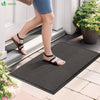 Lot de 2 Tapis de porte paillasson 60x90cm Anthracite - VOUNOT FR