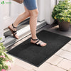Tapis de porte paillasson 60x90cm Noir