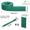 Bordure de jardin PE haute flexible 20M avec piquets vert