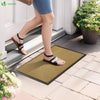 Lot de 2 Tapis de porte paillasson 40x60cm Beige - VOUNOT FR