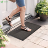 Lot de 2 Tapis de porte paillasson 40x60cm Anthracite - VOUNOT FR