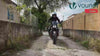 Bequille Moto roue arriere charge max 390 kg acier Noir