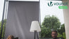 Store vertical sans percage extensible exterieur 100x310cm polyester beige