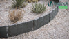 Lot de 70 pcs Bordure de jardin imitation pierre facile a installer 10.7m gris
