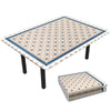 Nappe de table rectangulaire en PVC Tissu non-tissé style ceramique - VOUNOT FR