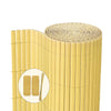 Canisse PVC brise vue renforce avec attaches de fixation 100x500cm beige - VOUNOT FR