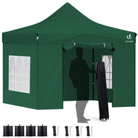 Vounot Tonnelle De Jardin 3x3m Pop Up Installation Facile Avec Portes Et Fenetres Vert : l'unité de 19.0 kg à Prix Vounot Tonnelle De Jardin 3x3m Pop Up Installation Facile Avec Portes Et Fenetres Vert : l'unité de 19.0 kg à Prix