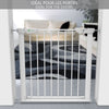 Barriere de Securite porte et escalier 75-84cm blanc pour animaux - VOUNOT FR