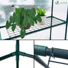 Serre de jardin avec etageres et bache PE renforcee 135g/m2 143x143x195cm - VOUNOT FR