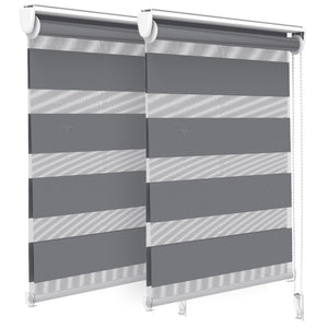 Store Enrouleur Jour Nuit De Double Tissu - 50 X 120 Cm (Lxh Store Enrouleur Jour Nuit De Double Tissu - 50 X 120 Cm (Lxh
