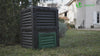 Composteur de jardin 300L Qualité Supérieure pour Jardin Déchets Imitation Style bois noir