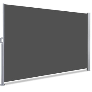 Paravent retractable avec housse de protection 180x300cm Gris - VOUNOT