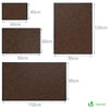 Tapis de porte paillasson 40x60 marron - VOUNOT