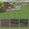 Bordure de jardin plastique flexible 10m avec piquets vert - VOUNOT